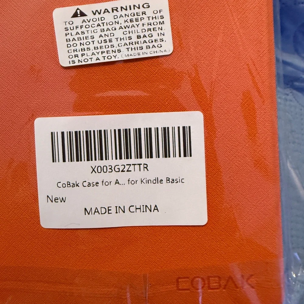 Orange and Black case for Kindle basic